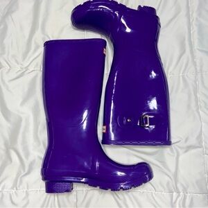 Hunter Purple Women's Winter & Rain Boots